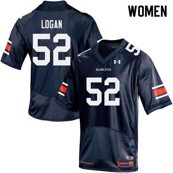 Auburn Tigers Women's Russ Logan #52 Navy Under Armour Stitched College 2019 NCAA Authentic Football Jersey QKQ2774AS